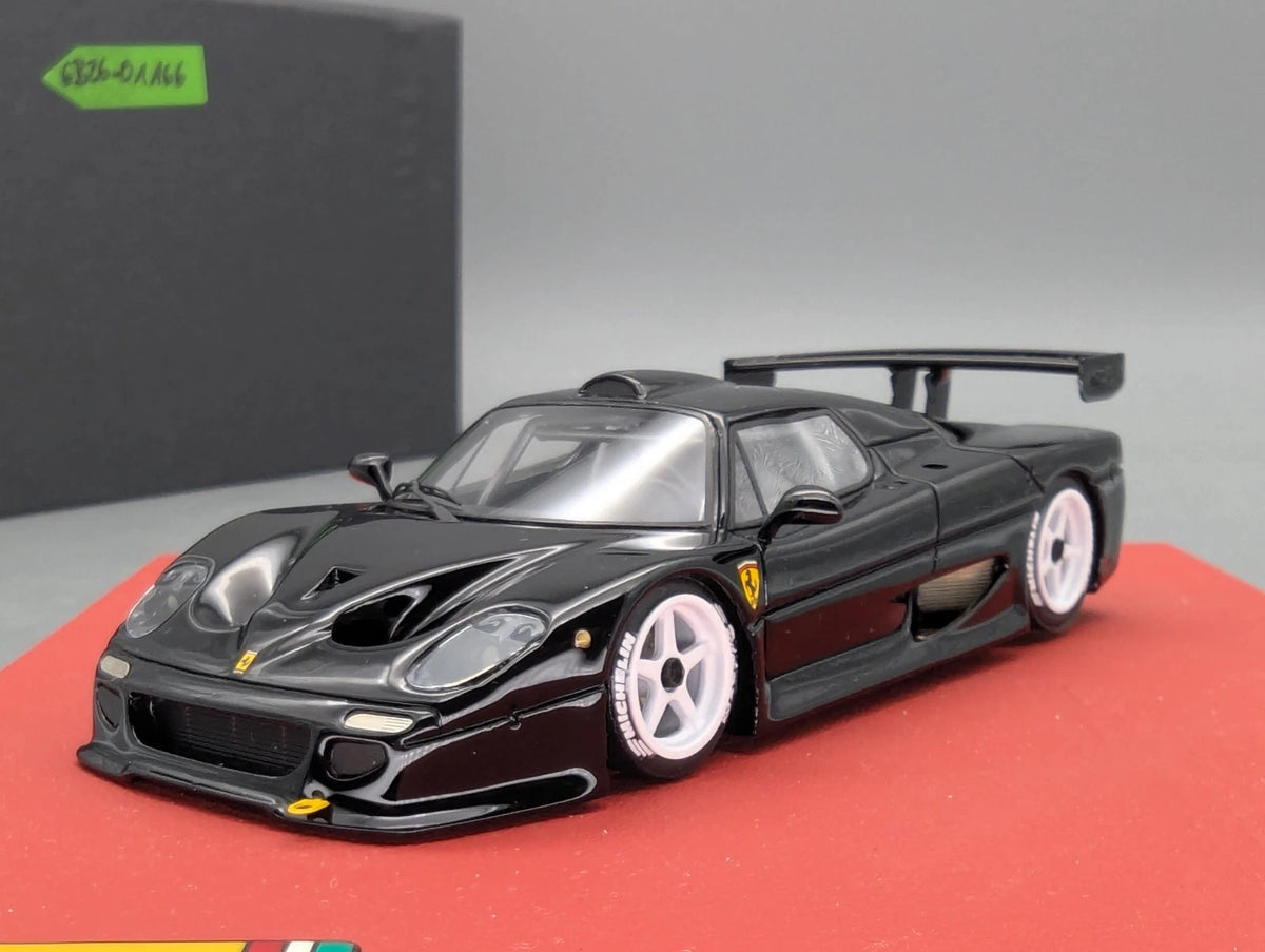 Modellautos 1:43 BBR Ferrari F50 Gloss Black Ltd 15/20 Medium Base Vitrine OVP