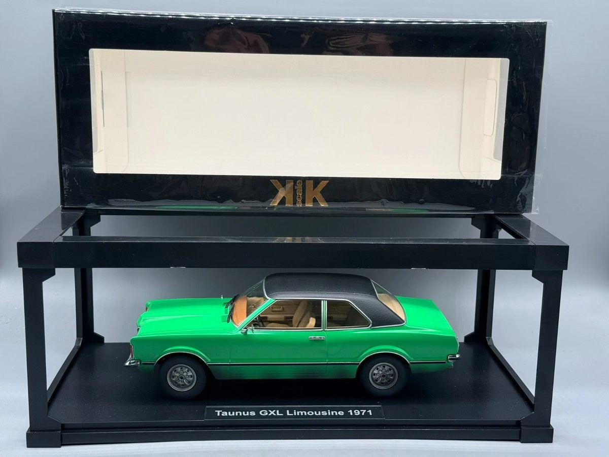 Modellautos 1:18 KK-Scale Ford Taunus GXL Limousine 1971 Grün mit OVP