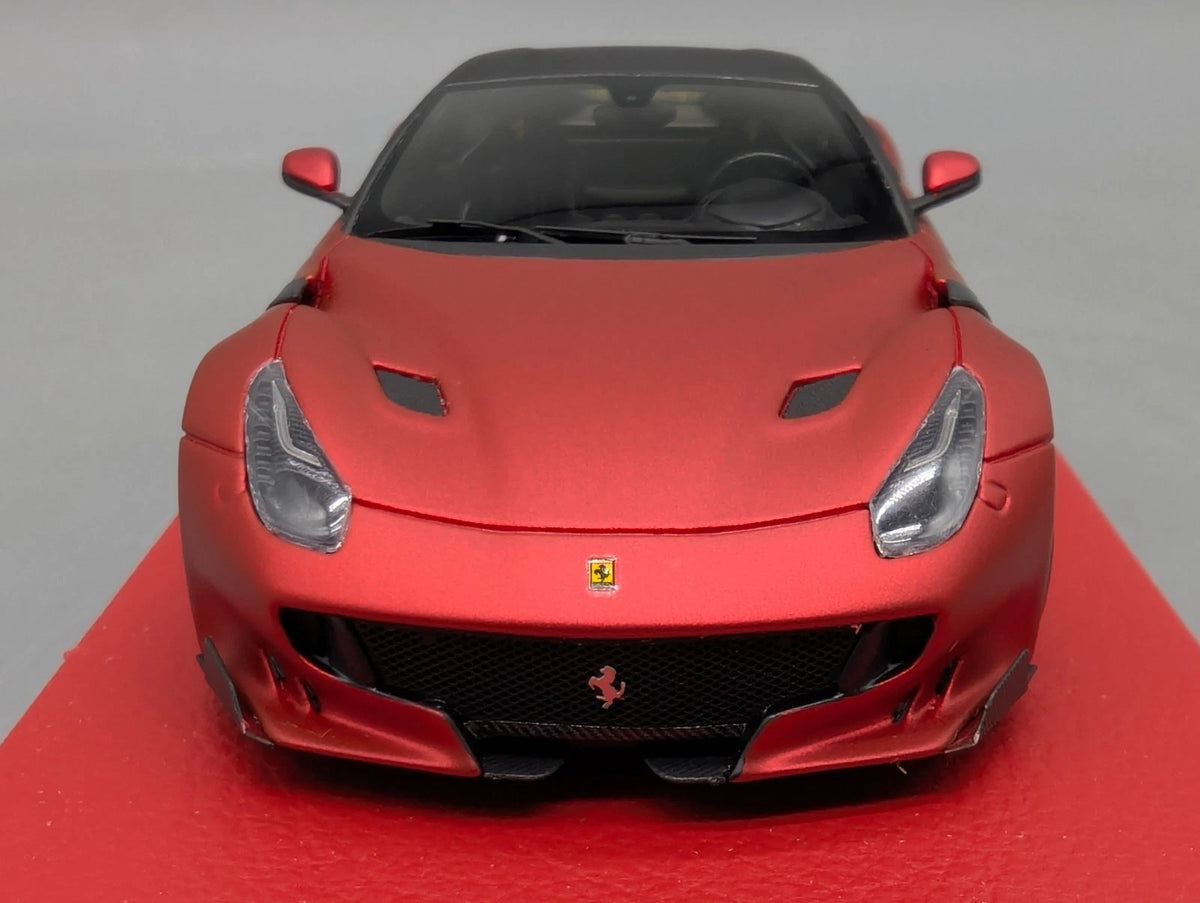 Modellautos 1:43 BBR Concept43 Ferrari F12 TdF Rosso Magma Matt 04/10 mit OVP