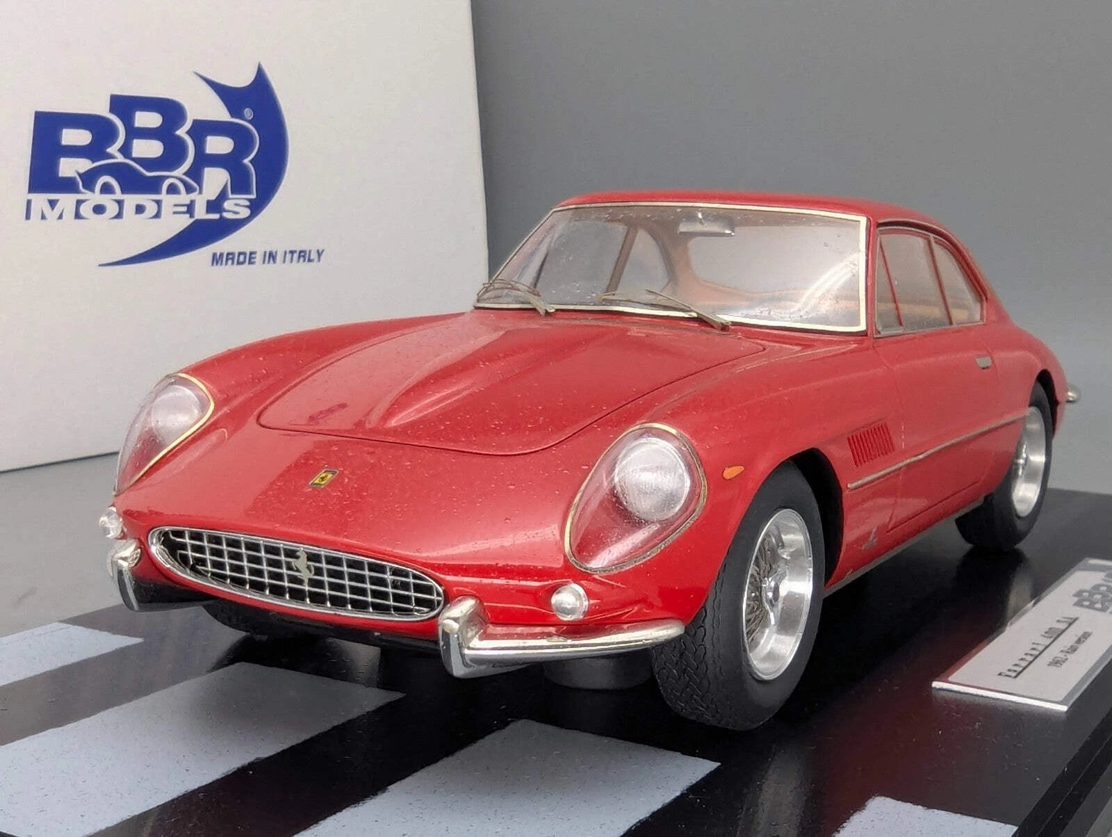 Modellautos 1:18 BBR Ferrari 400 Superamerica 1962 Rain Version 2/6 Vitrine OVP