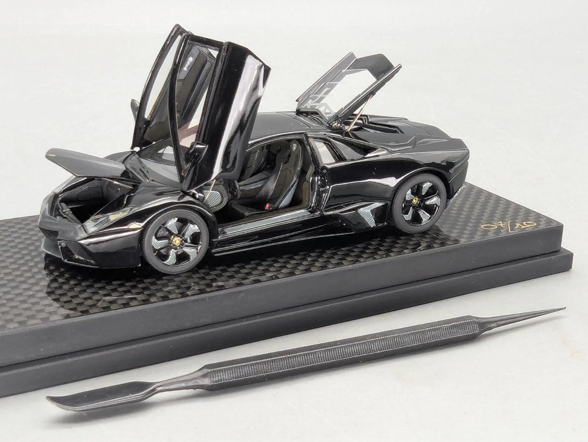 Modellautos 1:43 MR Lamborghini Reventon mit Open Close Door Funktion 07/10 OVP