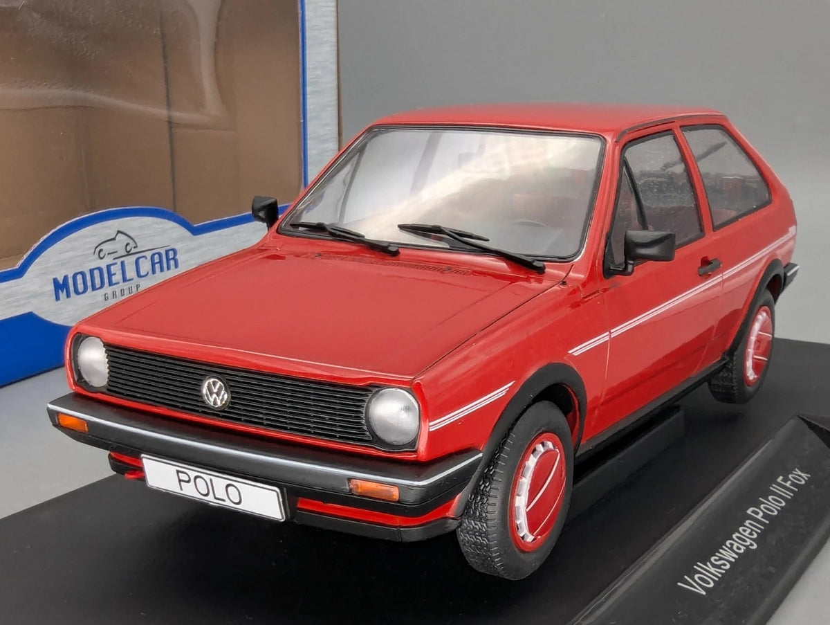 Modellautos 1:18 MCG Modelcar Group Volkswagen VW Polo II Fox GT Coupe Rot OVP