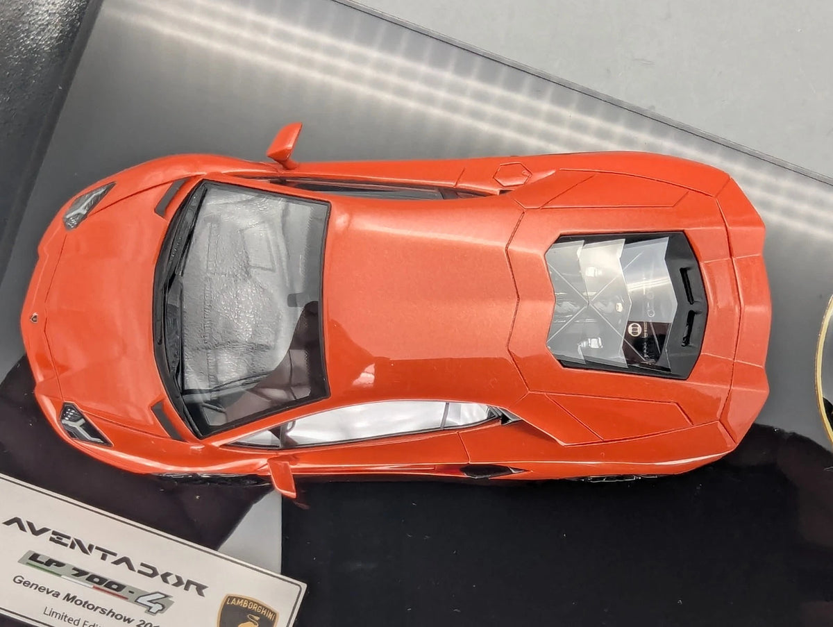 Eidolon Make Up 1:43 Lamborghini Aventador LP700-4 2011 Engine Set Arancio OVP