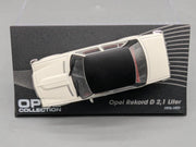Modellautos 1:43 Ixo für Eaglemoss Opel Collection Rekord D 2,1 Liter Vitrine
