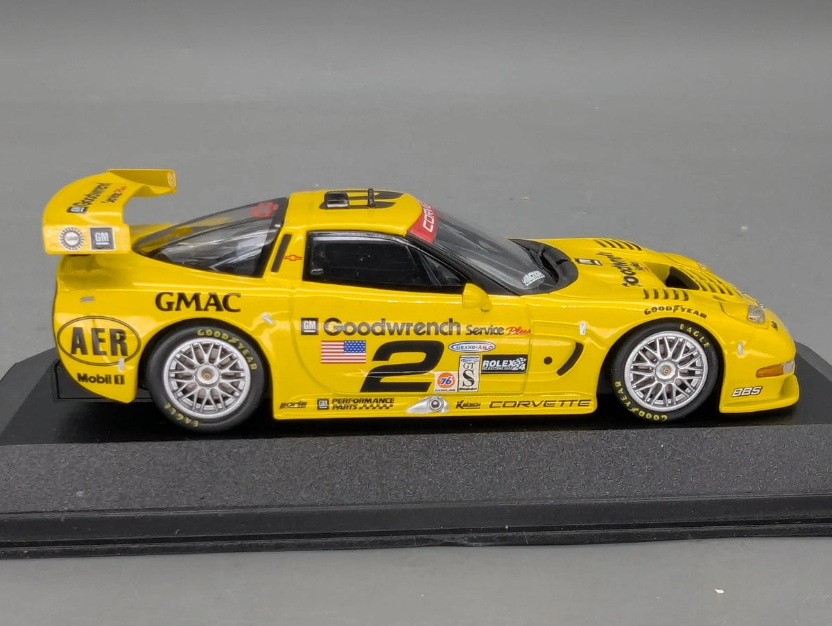 Modellautos 1:43 Action Chevrolet Corvette C5-R GTS 24h Daytona 2001 #2 mit OVP