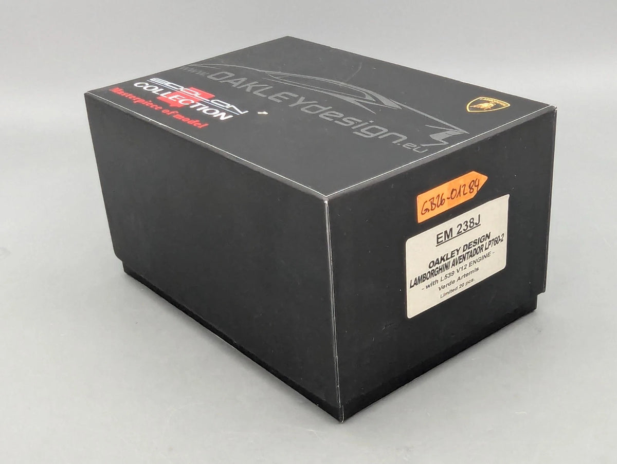 Eidolon Make Up 1:43 Lamborghini Aventador LP760-2 Engine Set Oakley Blau OVP