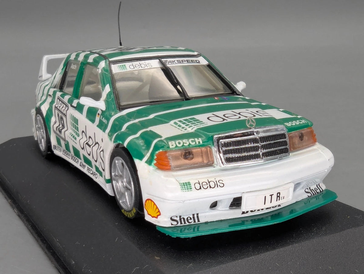 Modellautos 1:43 Minichamps Mercedes Benz 190E EVO2 2. Version 1992 #19 Asch OVP
