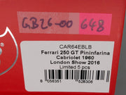 Modellautos 1:43 BBR Ferrari 250 GT Pininfarina Cabriolet 1960 Ltd 01/05 OVP
