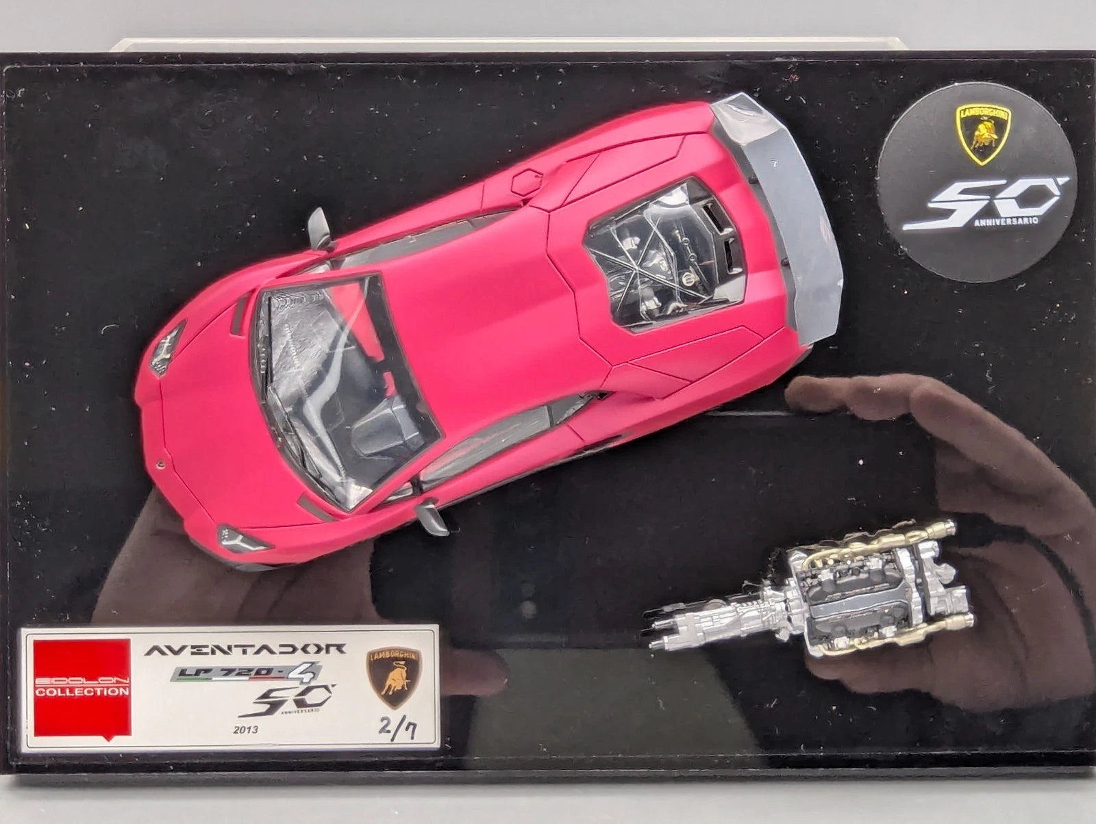 Eidolon Make Up 1:43 Lamborghini Aventador LP720-4 2013 Ltd 2/7 Engine Set OVP