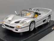 Modellautos 1:18 Hot Wheels Ferrari F50 Spider Silber mit OVP
