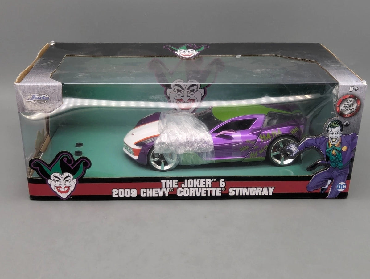 Modellautos 1:24 Jada 2009 Chevrolet Chevy Corvette Stingray "Joker's Car" OVP