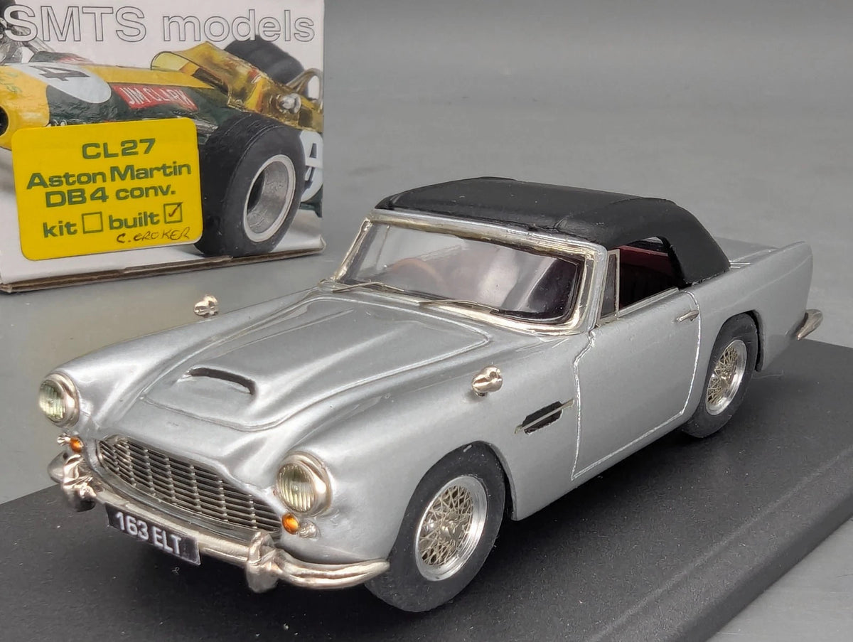 Modellautos 1:43 SMTS CL27 Aston Martin DB4 Convertible Silver Built Kit mit OVP