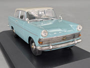 Modellautos 1:43 Minichamps Opel Rekord P2 1960 Blau Grau mit OVP