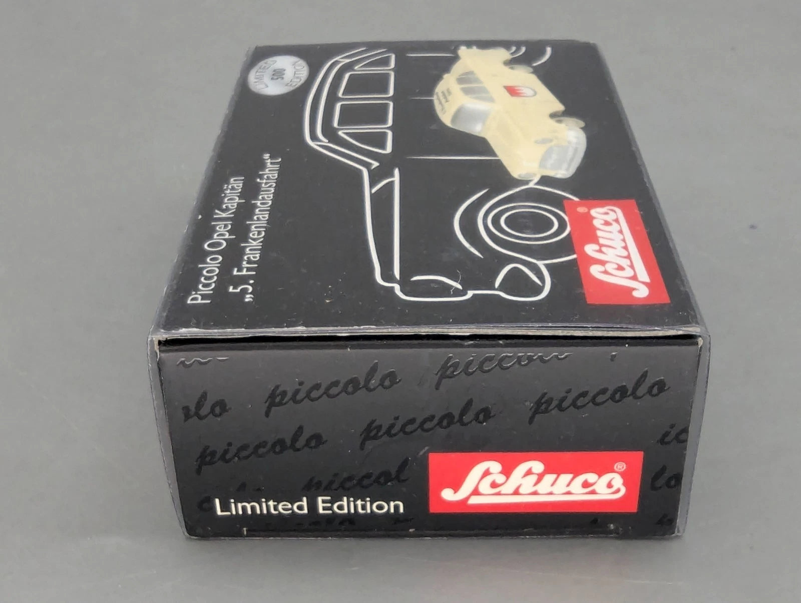 Modellautos 1:90 Schuco Opel Kapitän 5. Frankenlandausfahrt 2010 mit OVP