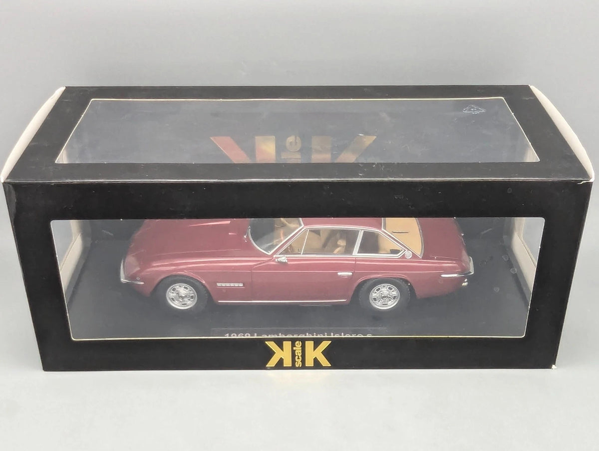 Modellautos 1:18 KK-Scale Lamborghini Islero S 1969 Rot mit OVP