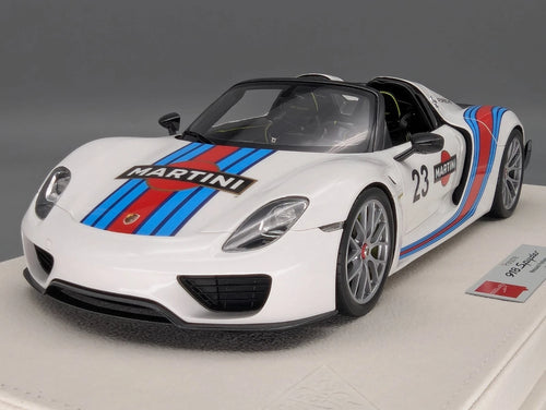 Eidolon Make Up 1:18 Porsche 918 Spyder Weissach Package 2011 Martini #23 OVP