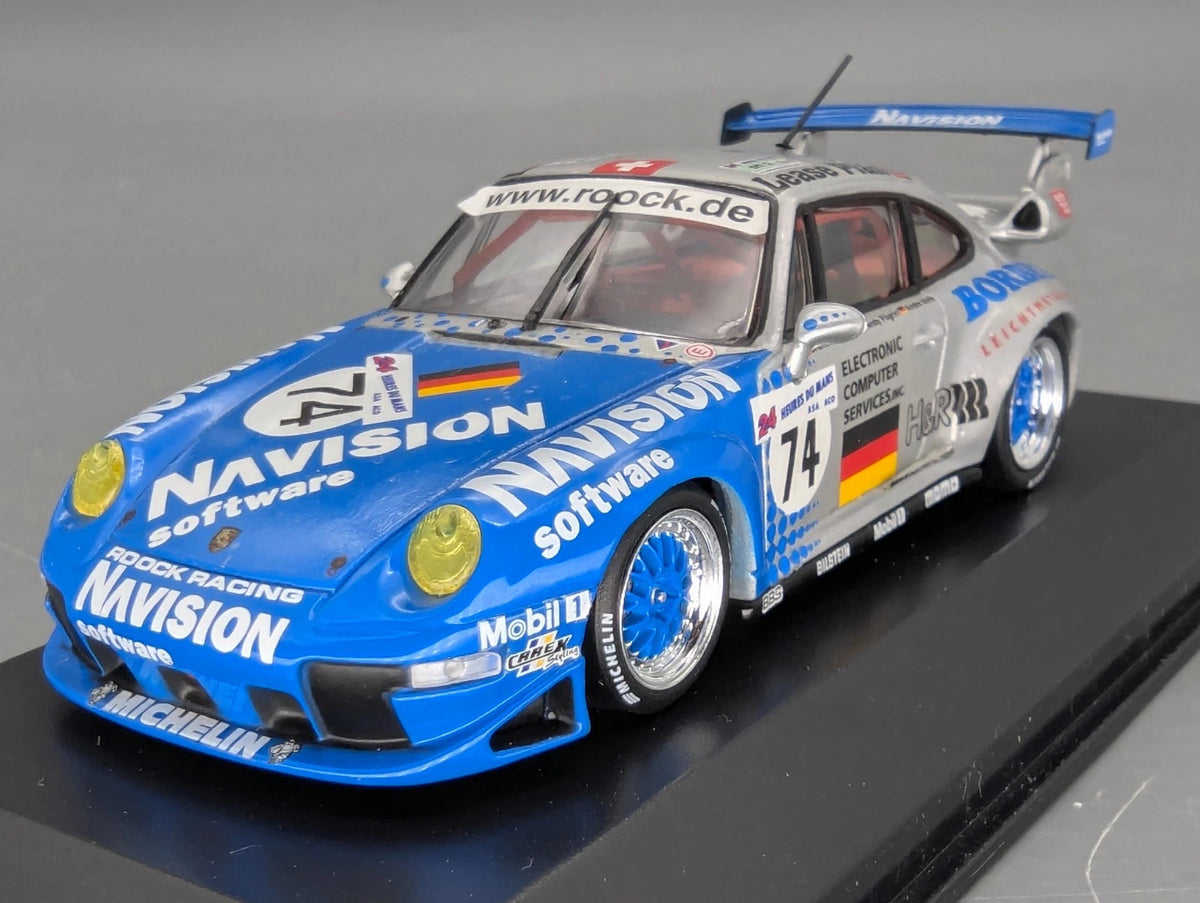 Modellautos 1:43 Minichamps Porsche 911 GT2 24h Le Mans 1997 #74 neutrale OVP