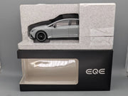 Modellautos 1:18 NZG Mercedes Benz EQE Alpin Grau Uni mit Dealer OVP