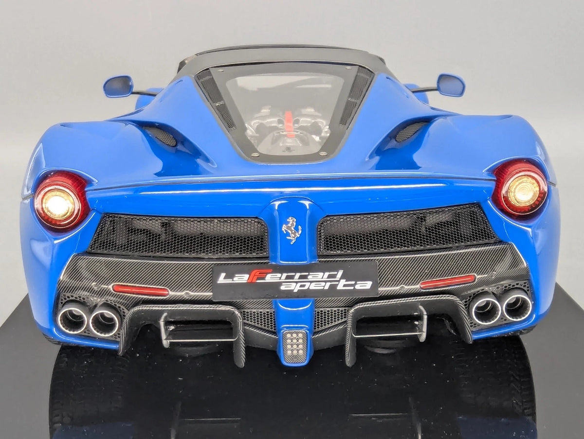 Modellautos 1:12 BBR Ferrari LaFerrari Aperta Azzurro Dino Ltd 05/05 Vitrine OVP