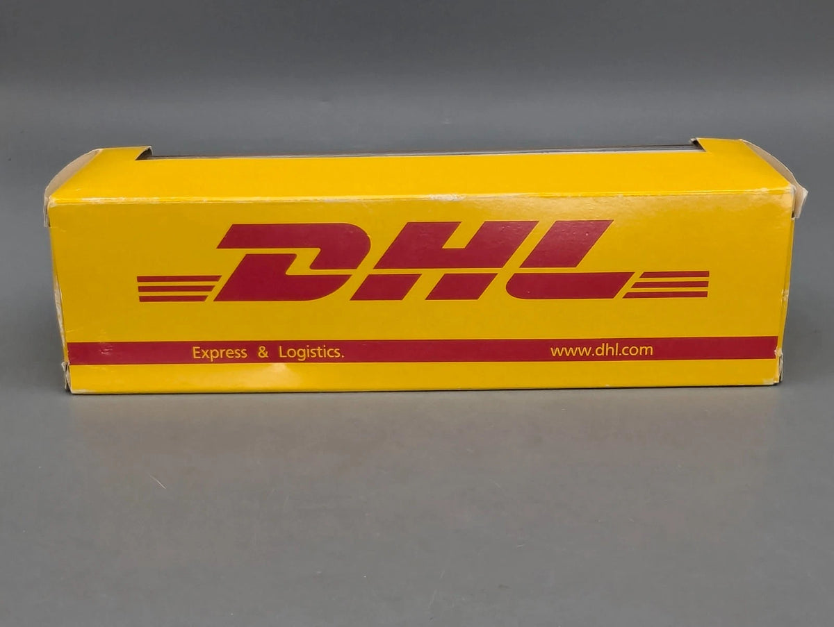 Lkw Modell 1:87 Rietze Iveco Eurostar Sattelzug DHL in Vitrine mit OVP