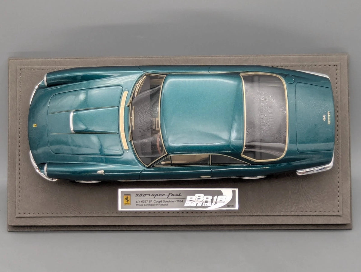 Modellautos 1:18 BBR Ferrari 500 Superfast SP 1964 Met. Grün 03/159 Stück OVP