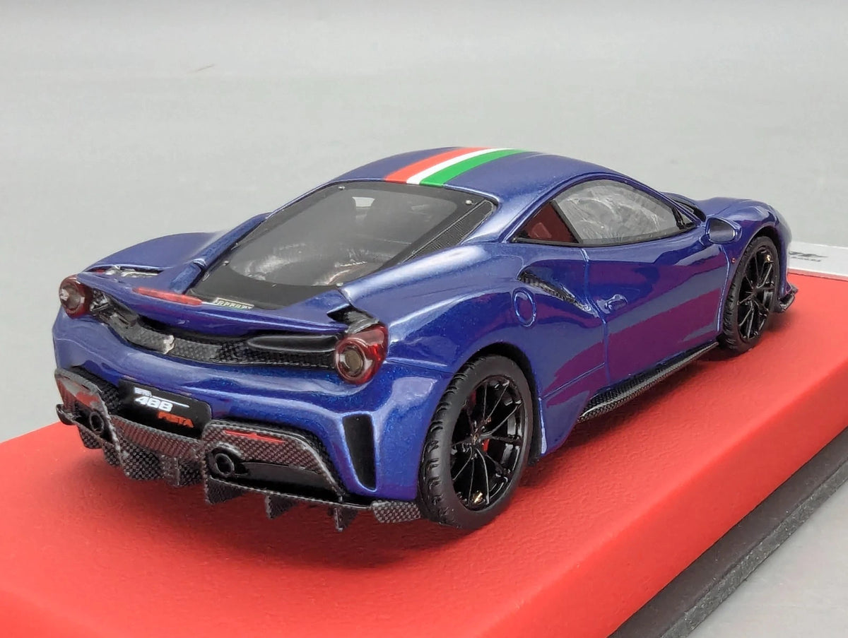 Modellautos 1:43 BBR Concept43 Ferrari 488 Pista RHD Blu TdF 2019 Ltd 7/20 OVP