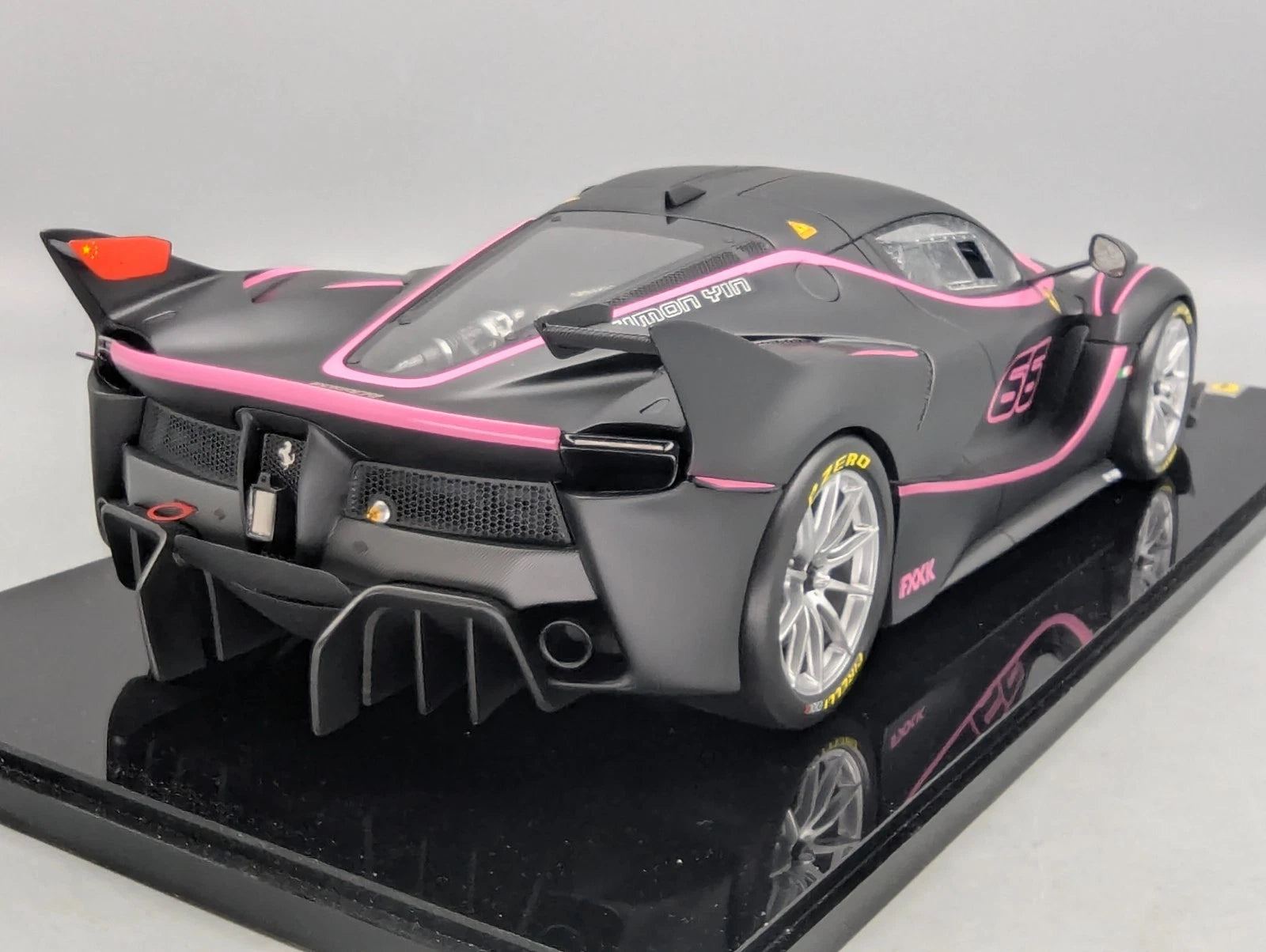 Modellautos 1:12 BBR Ferrari FXX-K Car #6 Nero Matt Ltd 07/25 in Vitrine OVP