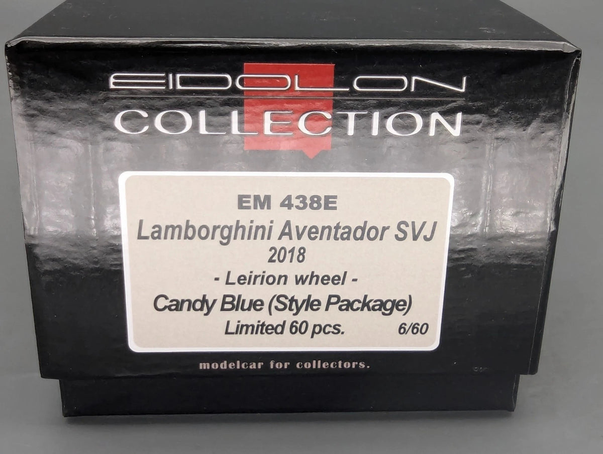 Eidolon Make Up 1:43 Lamborghini Aventador SVJ 2018 Limited 6/60 Candy Blue OVP
