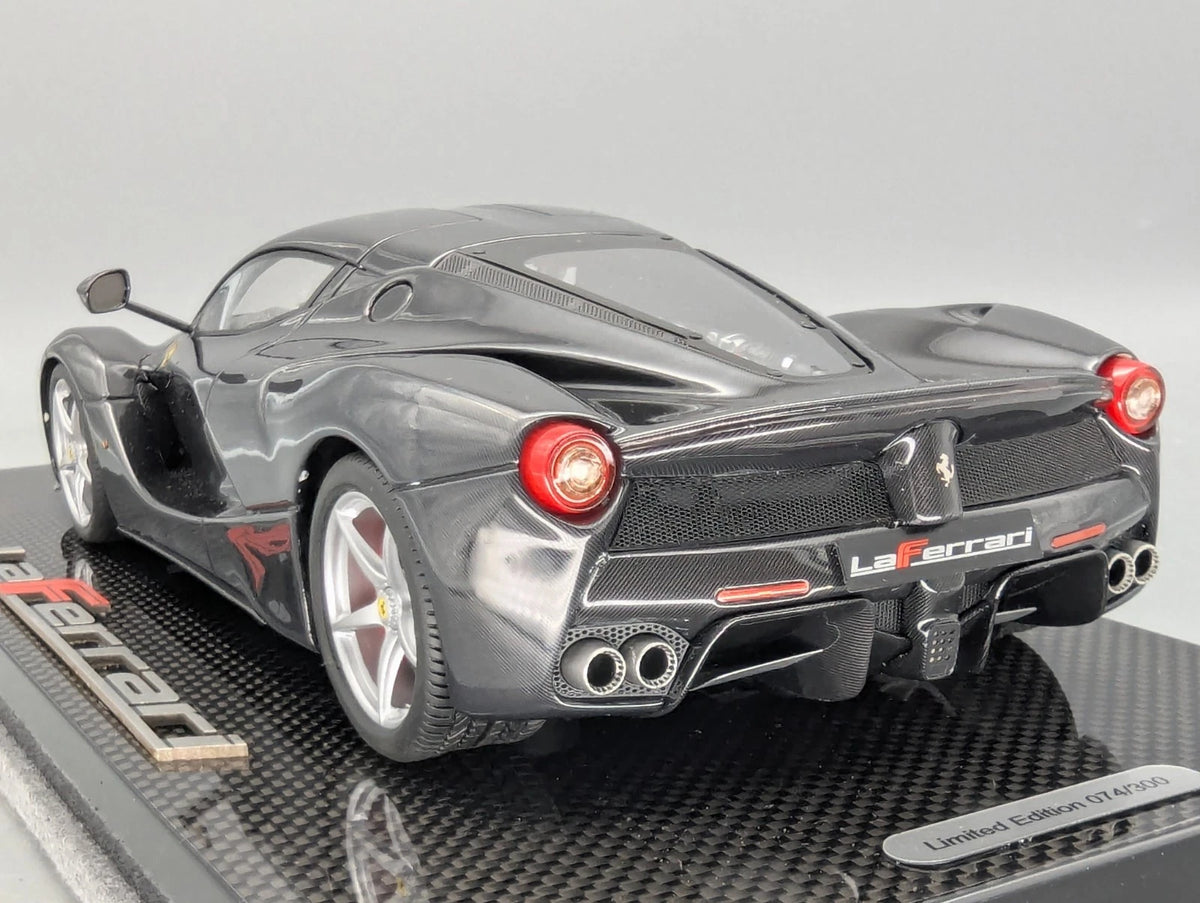 Modellautos 1:18 BBR Ferrari LaFerrari 2014 Carbon Karrosserie Ltd 074/300 OVP