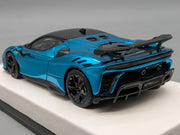 Modellautos 1:43 BBR Concept43 Ferrari SF90XX Stradale Chrome Blue Ltd 04/15 OVP