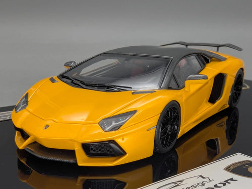 Eidolon Make Up 1:43 Lamborghini Aventador LP760-2 Engine Set Oakley Gelb OVP