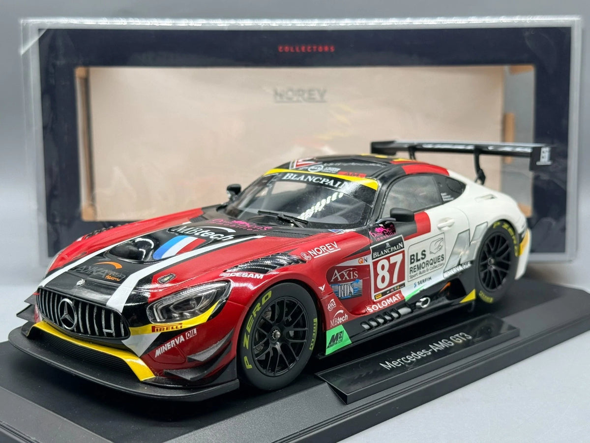 Modellautos 1:18 Norev Mercedes-Benz AMG GT3 #87 mit OVP