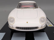 Modellautos 1:18 BBR Ferrari 275 GTB/4 1966 Weiß Rain Version 01/04 mit  OVP
