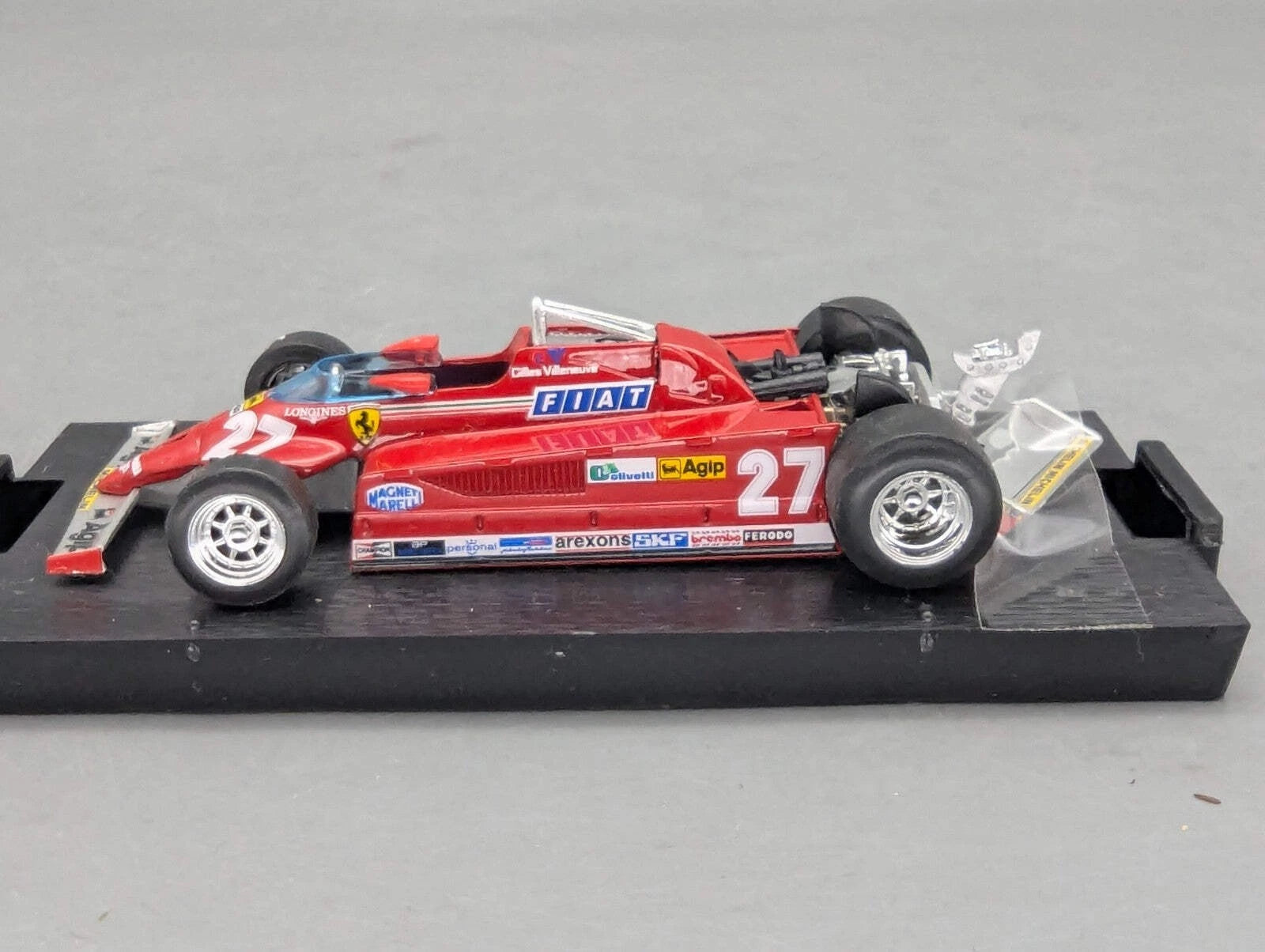 Modellautos 1:43 Brumm Ferrari 126C2 GP Long Beach 1982 #27 G. Villeneuve OVP