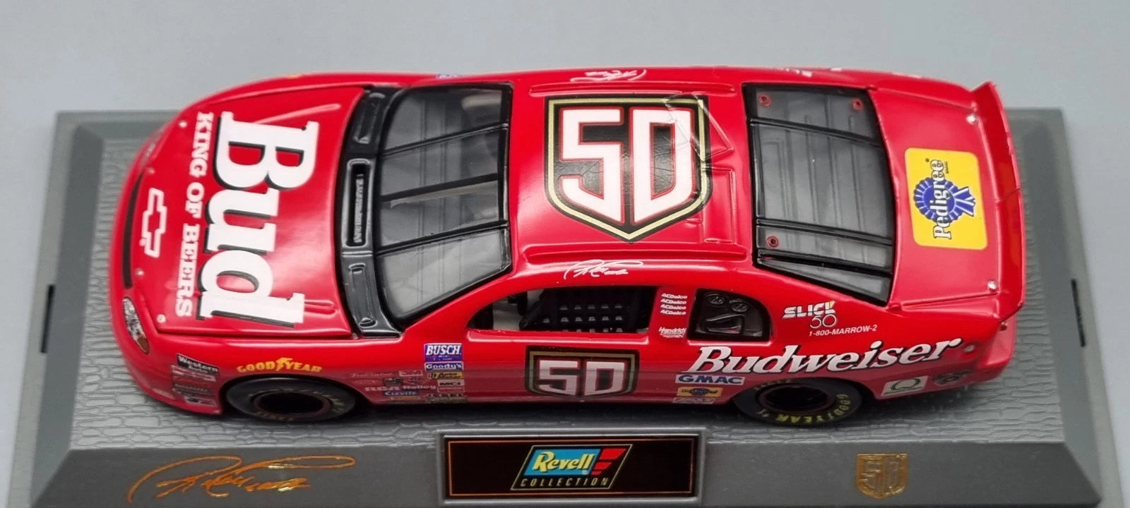 Modellautos Nascar 1:43 Revell Chevrolet Monte Carlo 50 years Budweiser 1998 OVP