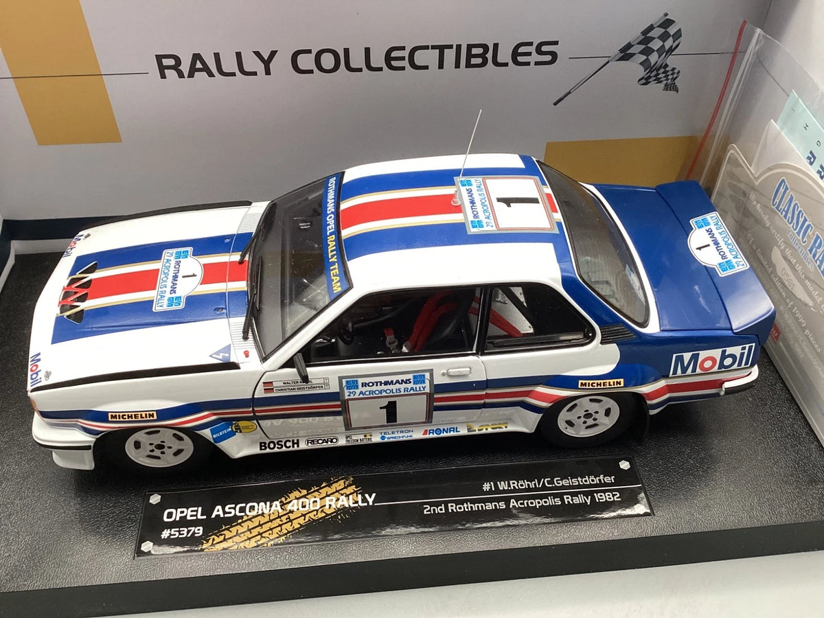 Modellautos 1:18 Sun Star Opel Ascona 400 Acropolis Rally 1982 #1 mit OVP