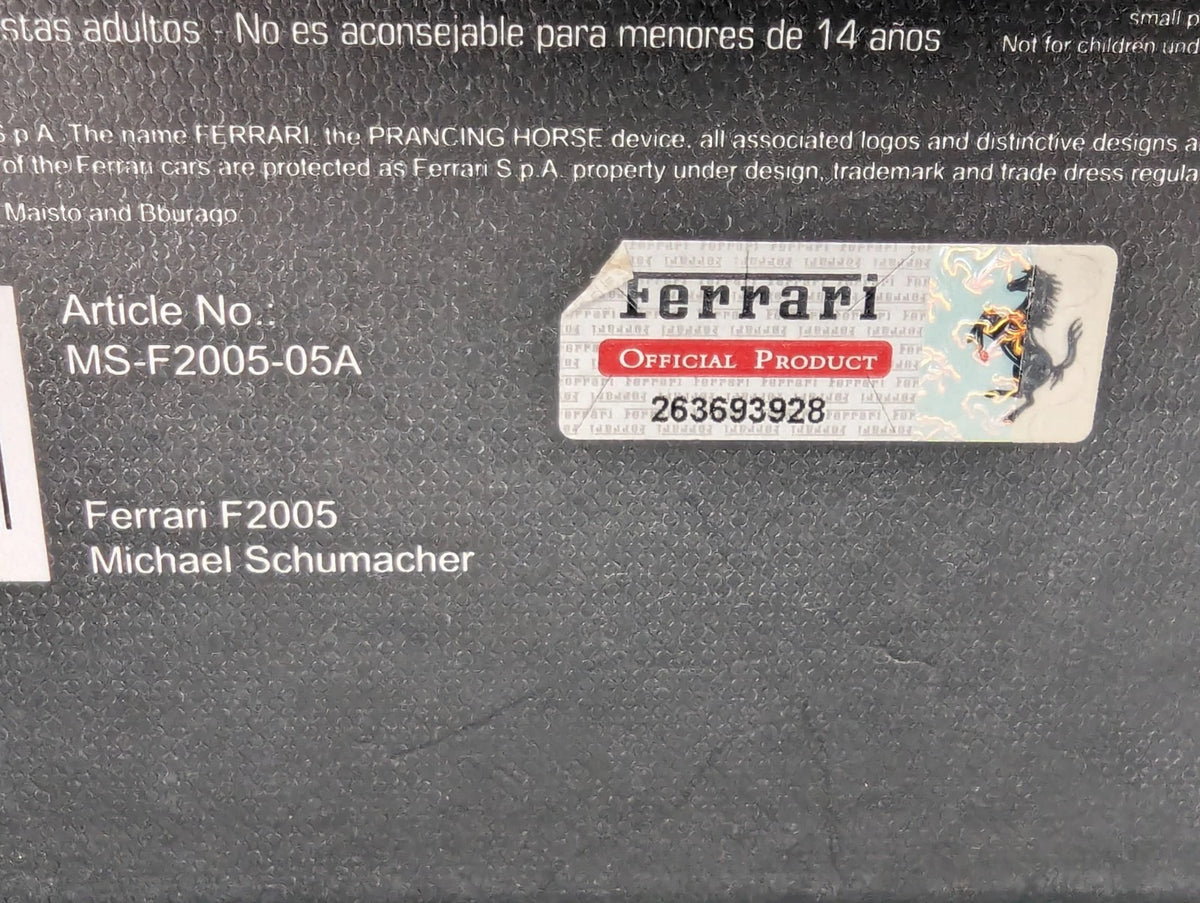 Modellautos 1:43 Ixo Ferrari F2005 #1 Michael Schumacher mit Klappbox OVP
