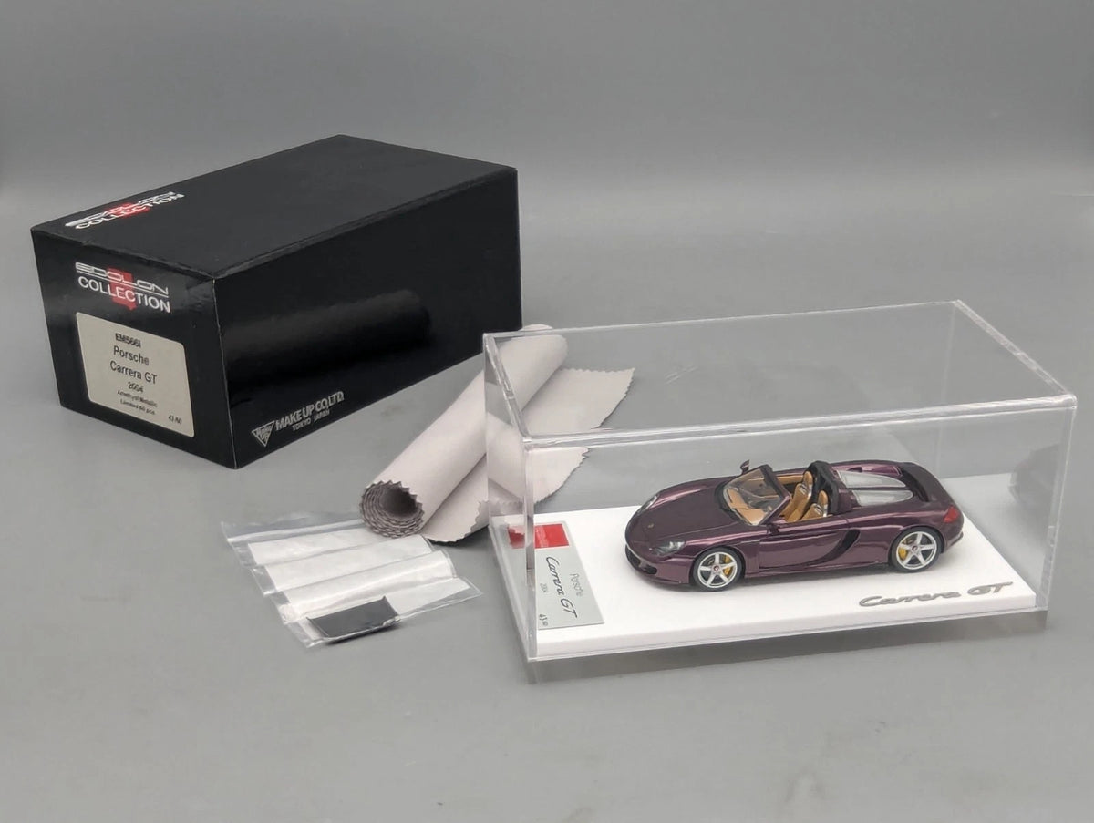 Eidolon Make Up 1:43 Porsche Carrera GT 2004 Amethyst Met. Ltd 43/60 Stck OVP