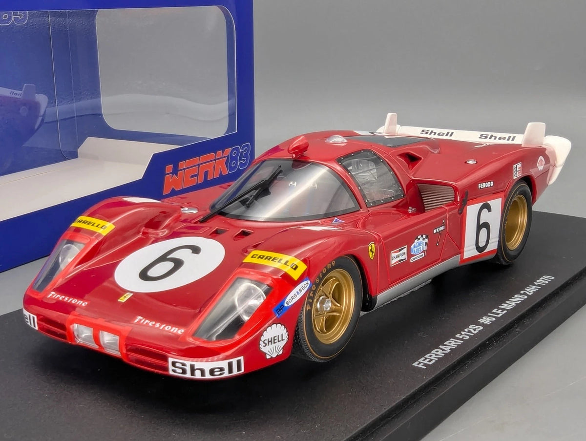 Modellautos 1:18 Werk83 Ferrari 512S 24h Le Mans 1970 #6 mit OVP