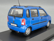 Modellautos 1:43 Minichamps Opel Agila Blau Metallic mit Dealer OVP