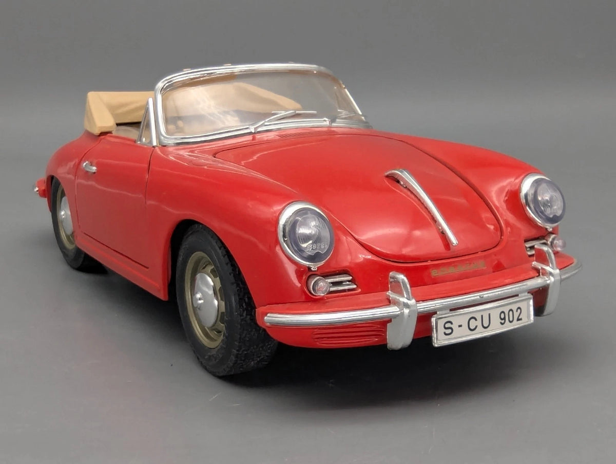 Modellautos 1:18 Bburago Tchibo Porsche 356 B Cabriolet 1961 Rot mit OVP