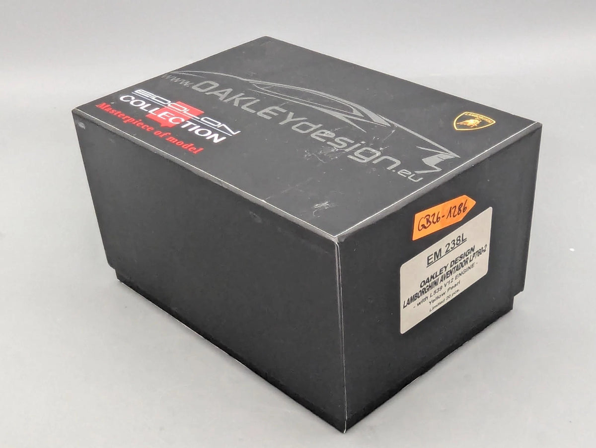Eidolon Make Up 1:43 Lamborghini Aventador LP760-2 Engine Set Oakley Gelb OVP
