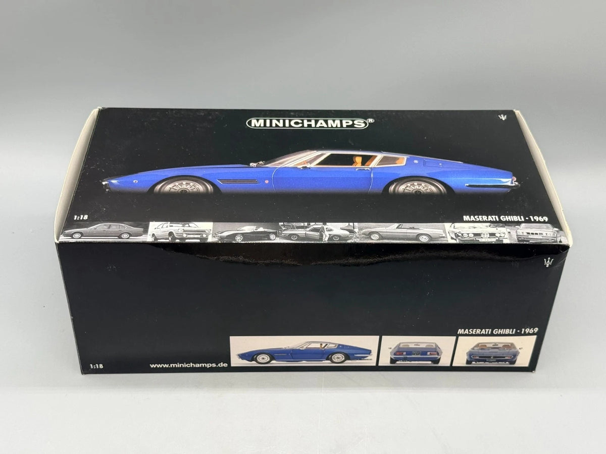 Modellautos 1:18 Minichamps Maserati Ghibli 1969 mit OVP
