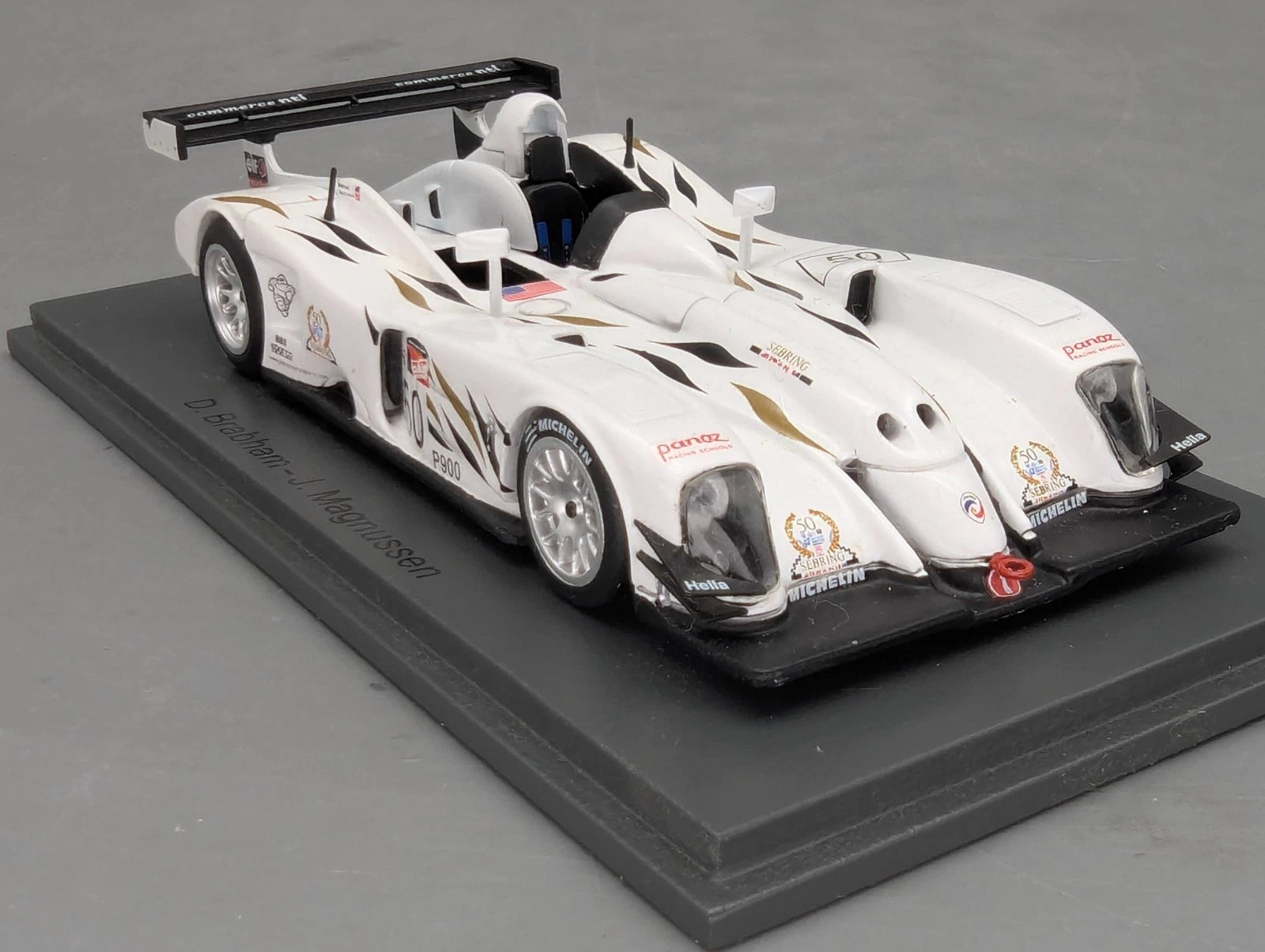 Modellautos 1:43 Spark Panoz LMP07 Sebring 2002 #50 mit OVP