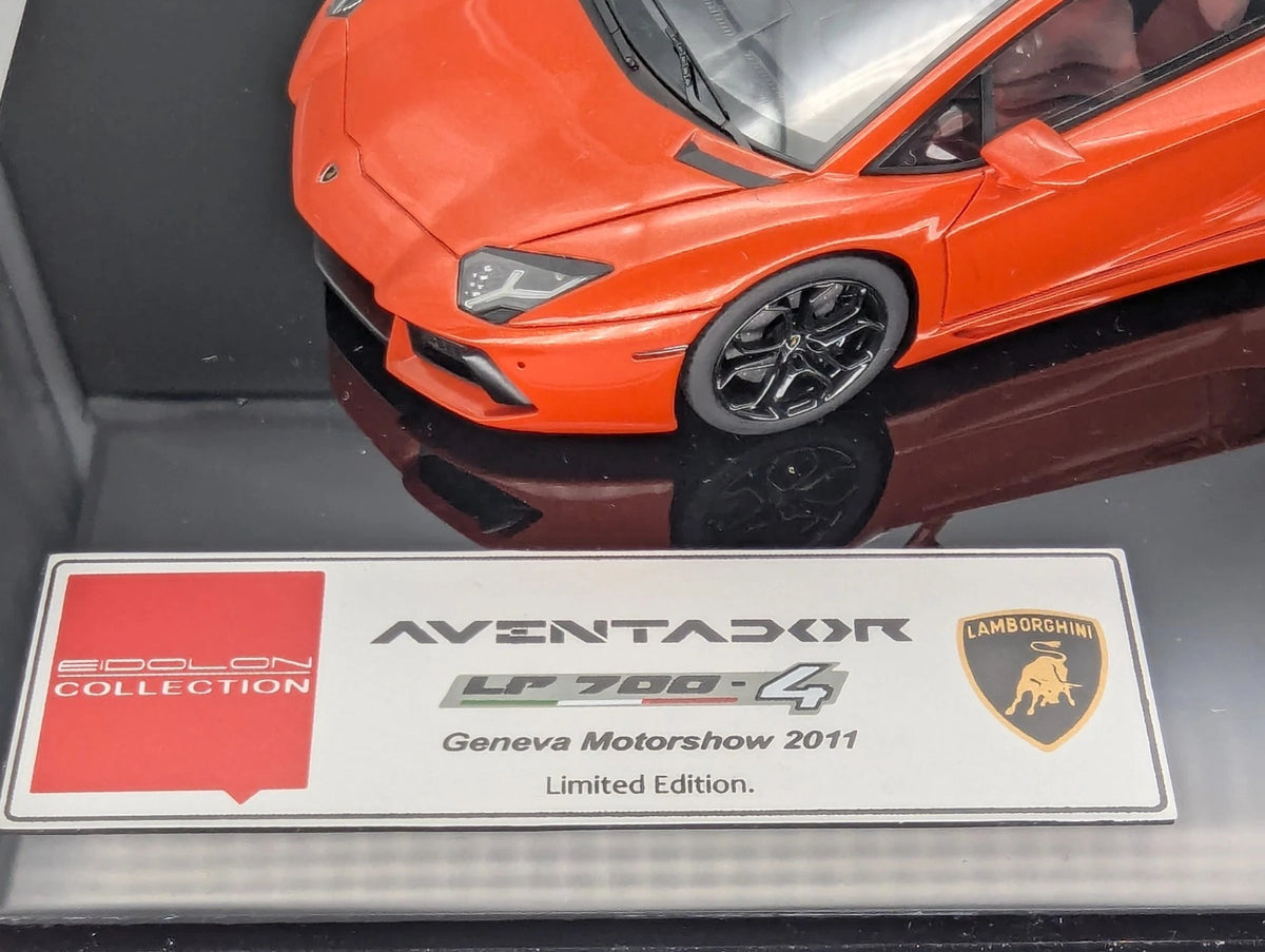 Eidolon Make Up 1:43 Lamborghini Aventador LP700-4 2011 Engine Set Arancio OVP