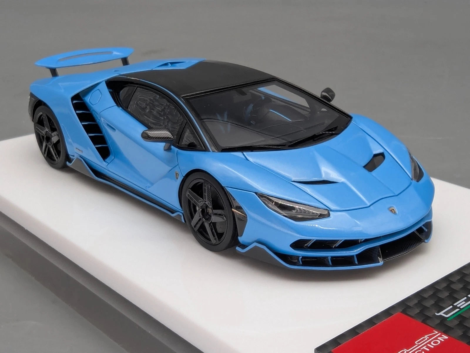 Eidolon Make Up 1:43 Lamborghini Centenario LP770-4 2016 15/80 Rear Wing Up OVP