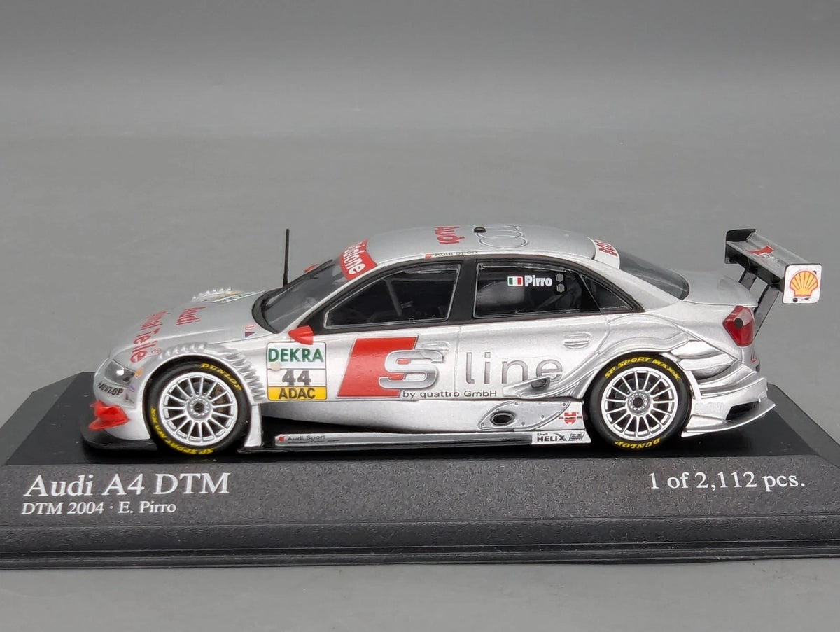 Modellautos 1:43 Minichamps Audi A4 DTM 2004 Team Joest #44 E. Pirro mit OVP