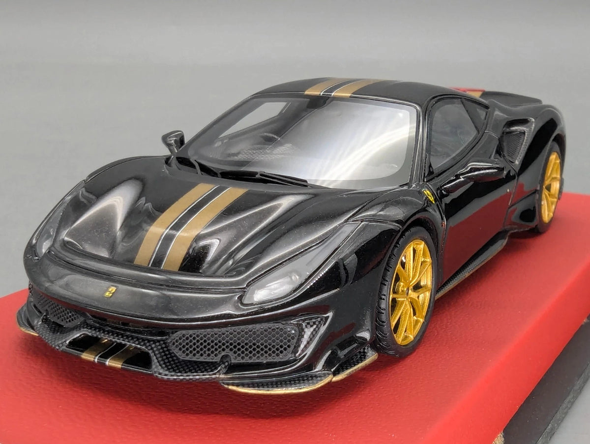 Modellautos 1:43 BBR Concept43 Ferrari 488 Pista RHD 2019 Nero St. Ltd 18/20 OVP
