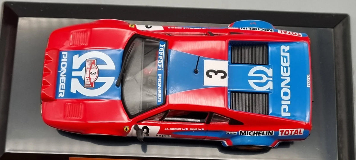 Modellautos 1:43 Bburago Racing Ferrari 308 GTB Rallye Monte Carlo 1982 #3 OVP
