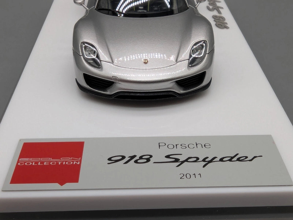 Eidolon Make Up 1:43 Porsche 918 Spyder GT Silver Metallic mit Vitine und OVP